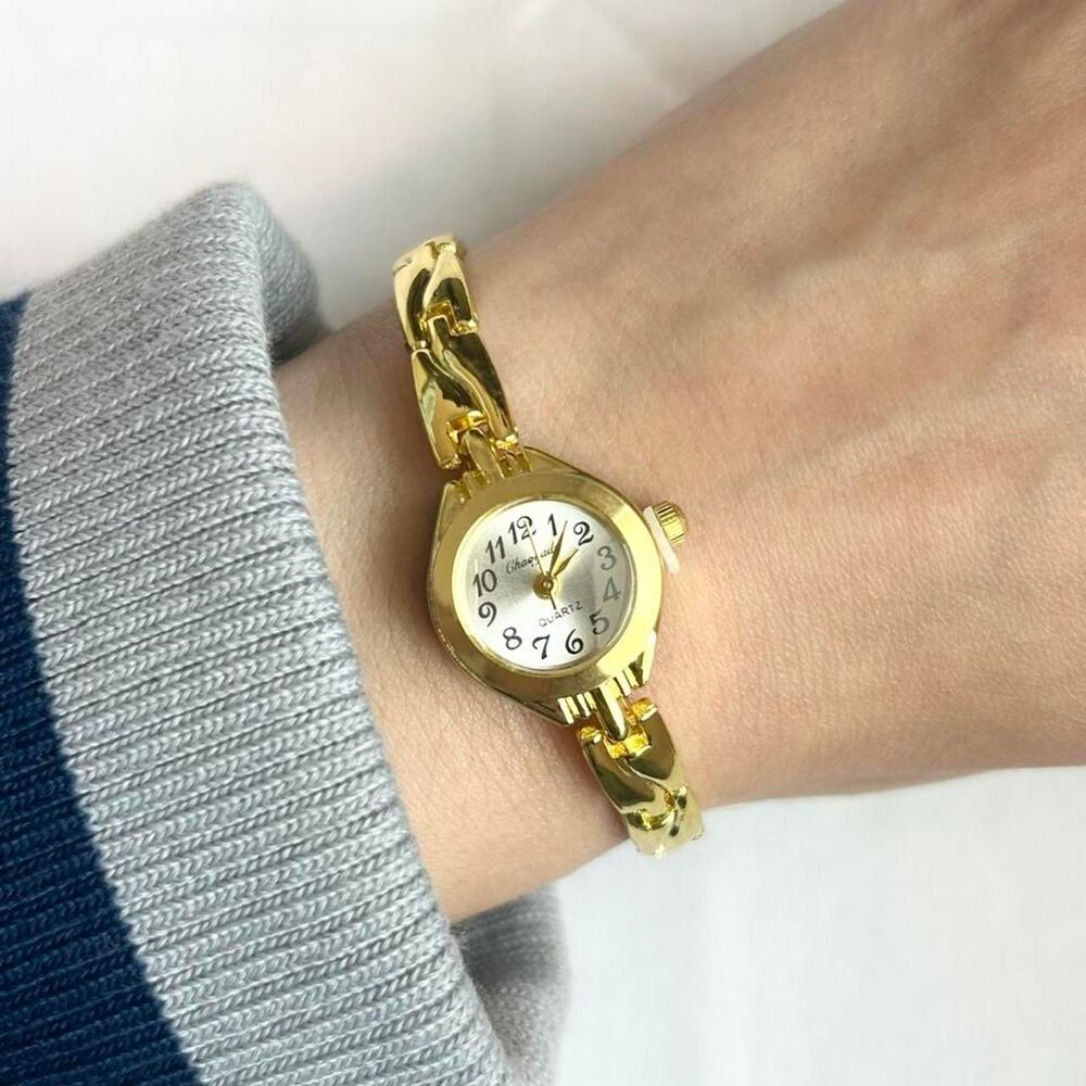 Vintage Inspired Luxury Gold Tone Watch
